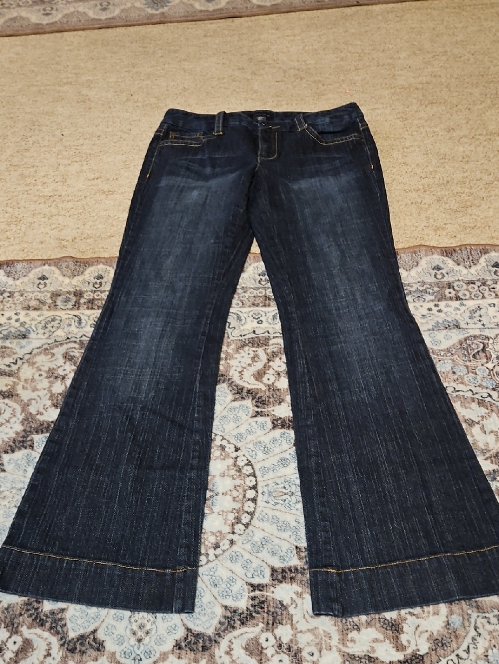 Tommy Hilfiger Indigo Flare Wide-Leg Jeans